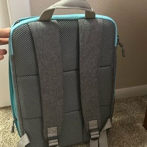 Laptop case-backpack, with zippers